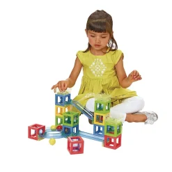 Excellerations® Magnetic Ball Run STEM Construction Set