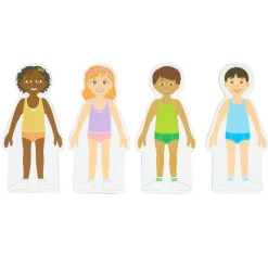 Excellerations® Magnetic Career Dressing Dolls - 93 Pieces