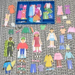Excellerations® Magnetic Dressing Dolls - 80 Pieces