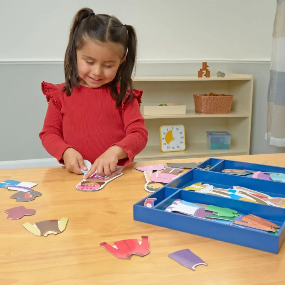 Excellerations® Magnetic Dressing Dolls - 80 Pieces