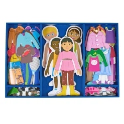 Excellerations® Magnetic Dressing Dolls - 80 Pieces