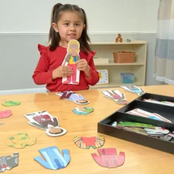 Excellerations® Magnetic Multicultural Dressing Dolls