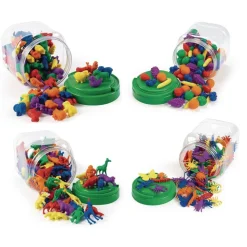 Excellerations® Math Manipulatives - 4 Different Sets, 444 Pieces Total