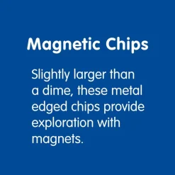 Excellerations® 100 Metal-Edged Chips & 6 Magnetic Wands Kit