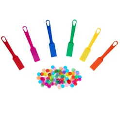 Excellerations® 100 Metal-Edged Chips & 6 Magnetic Wands Kit