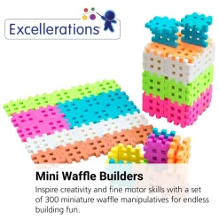 Excellerations® Miniature Waffles Manipulative - Set of 300