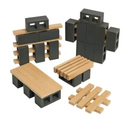 Excellerations® Mini Blocks and Planks Tabletop Building Set - 40 pieces
