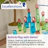 Excellerations® Mini Ice Blocks & Stacking Gems - Set of 66, 10 cards