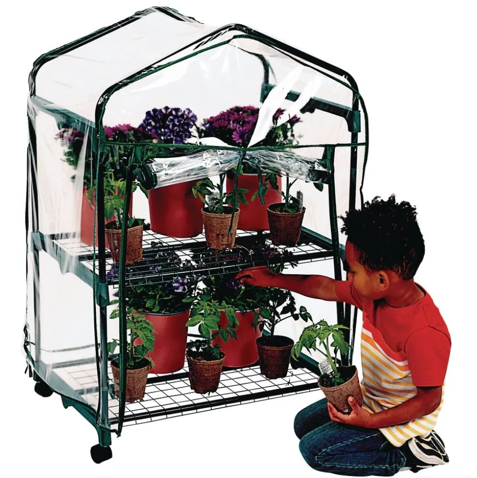 Excellerations® Mobile Greenhouse for Outdoor Learning - 27" x 19" x 40"