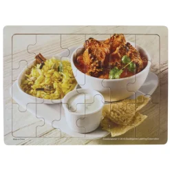 Excellerations® Multicultural Food Puzzles - Set of 6