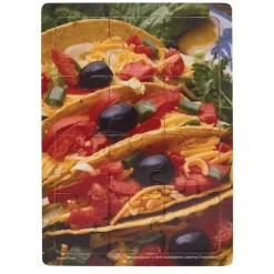 Excellerations® Multicultural Food Puzzles - Set of 6