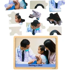 Excellerations® My First Doctor Visit - Set of 9 Wooden Puzzles