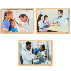 Excellerations® My First Doctor Visit - Set of 9 Wooden Puzzles