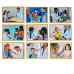 Excellerations® My First Doctor Visit - Set of 9 Wooden Puzzles