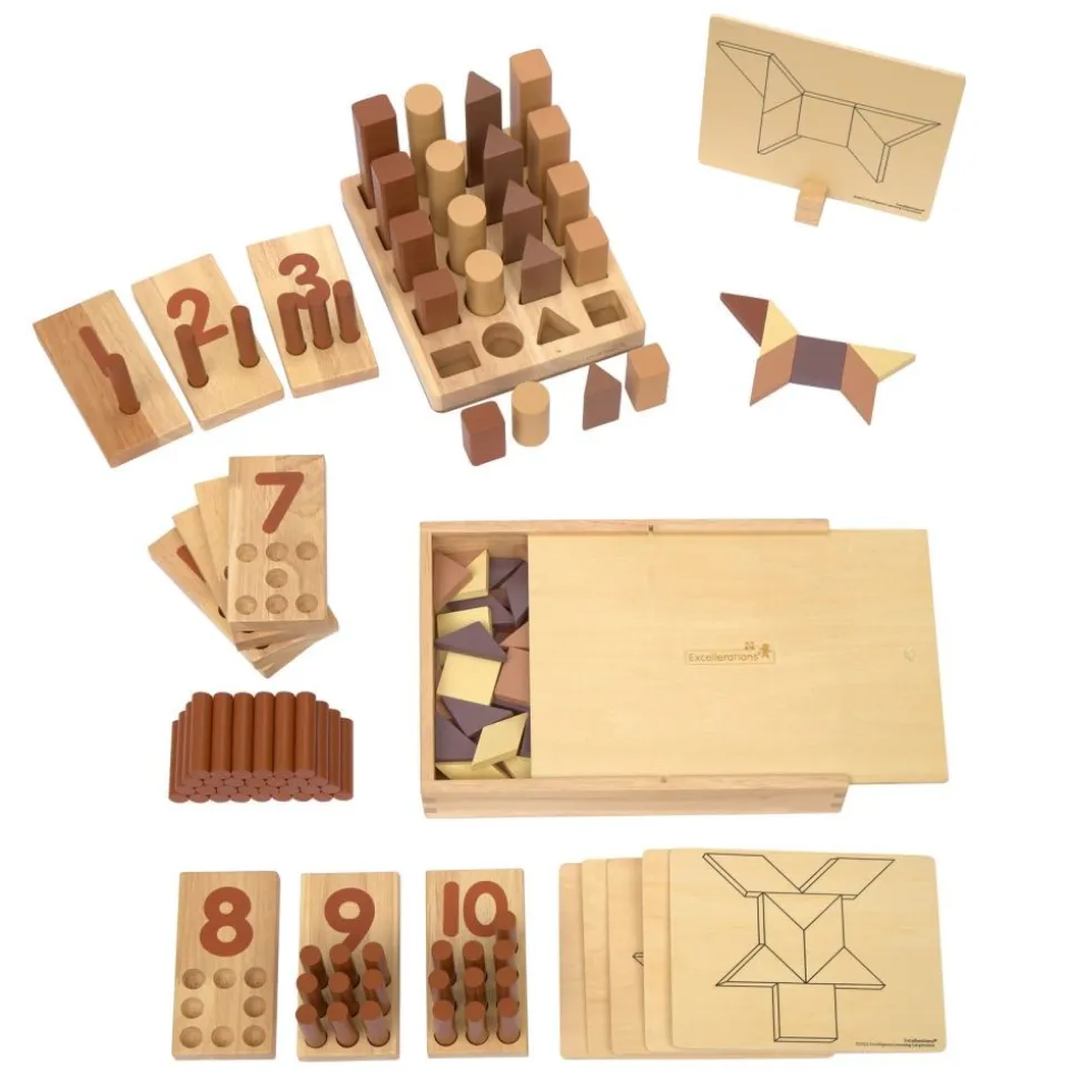 Excellerations® Natural Math Kit - Kit of 3