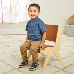 Excellerations® Natural Plywood Lounge Chair