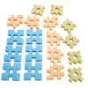 Excellerations® Natural Tones Waffle Blocks - 18 Pieces
