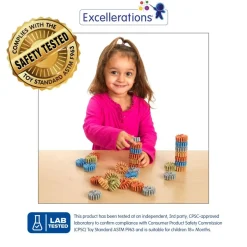 Excellerations® Natural Tones Building Wheels - 75 Pieces