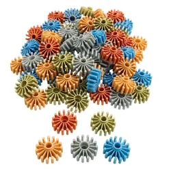 Excellerations® Natural Tones Building Wheels - 75 Pieces