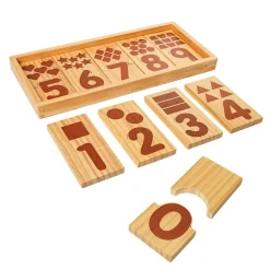 Excellerations® Number Puzzle Blocks - Natural