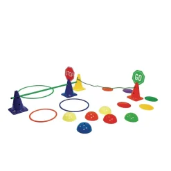 Excellerations® Obstacle Course Activity Set - 70 Pieces
