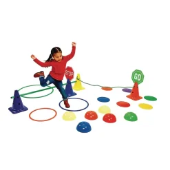 Excellerations® Obstacle Course Activity Set - 70 Pieces