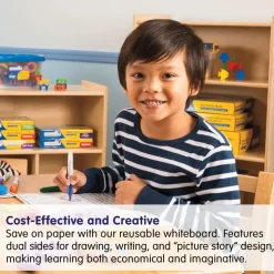 Excellerations® One Reversible Picture Story Whiteboard 12" X 9"