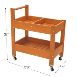 Excellerations® Outdoor Rolling Storage Cart