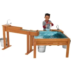 Excellerations® Outdoor Water Trellis and Panning Table with Pumps