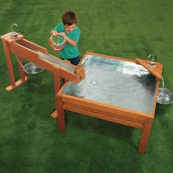 Excellerations® Outdoor Water Trellis and Panning Table with Pumps