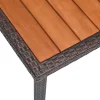 Excellerations® Outdoor Wicker Dining Set, 5-Piece Set with Table and 4 Chairs (Preschool Height)