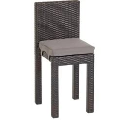 Excellerations® Outdoor Wicker Set - Table, Bench, & 2 Chairs 26