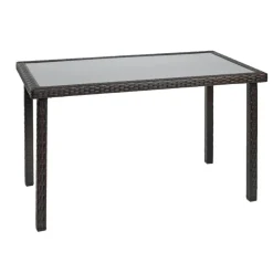 Excellerations® Outdoor Wicker Set - Table & 4 Chairs 26