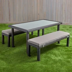 Excellerations® Outdoor Wicker Dining Set 21