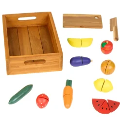 Excellerations® Outdoor Wooden Food Set - Set of 12 pcs