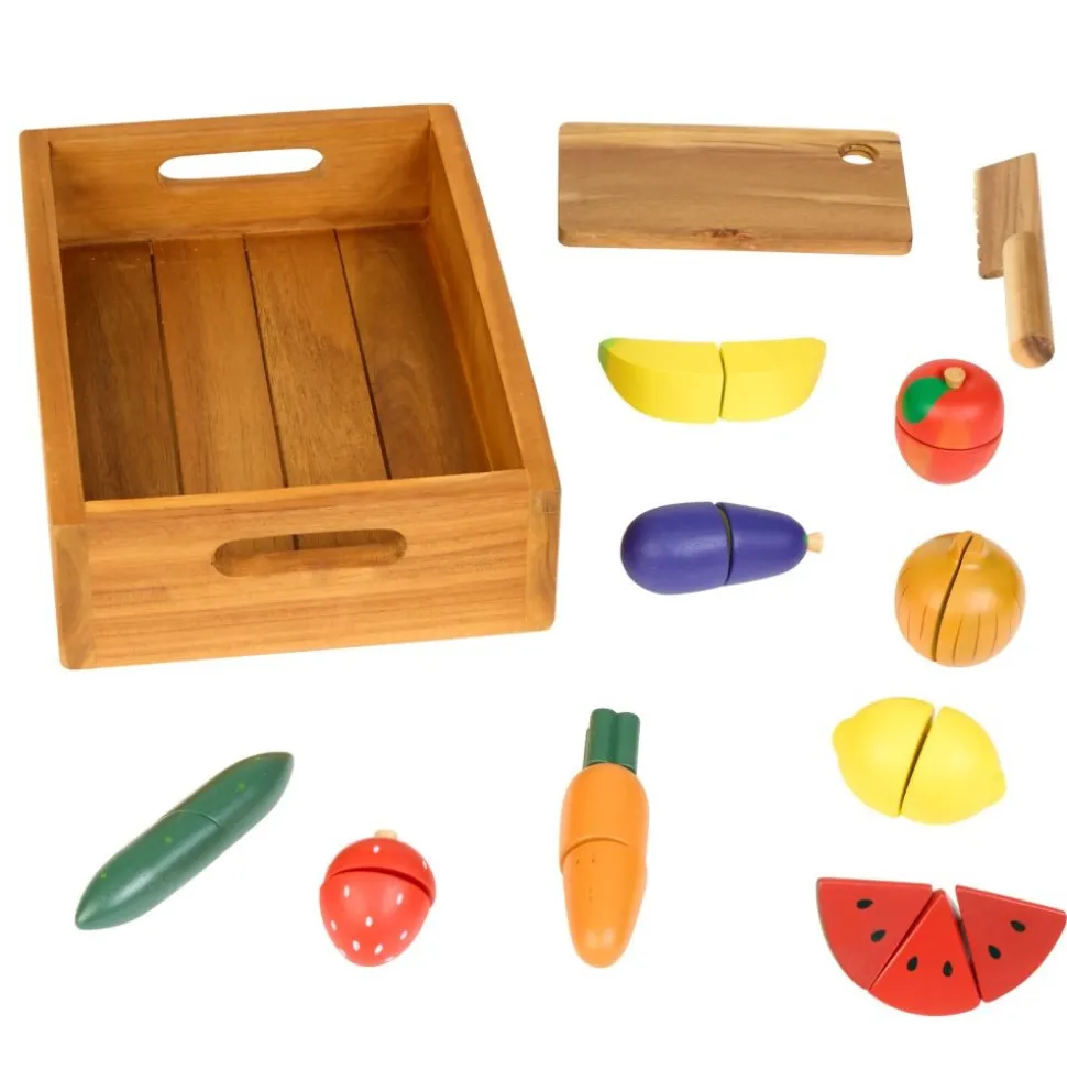 Excellerations® Outdoor Wooden Food Set - Set of 12 pcs