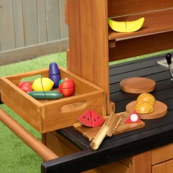 Excellerations® Outdoor Wooden Food Set - Set of 12 pcs