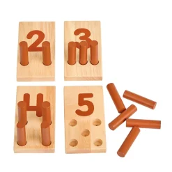 Excellerations® Peg Number Boards - Natural