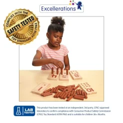 Excellerations® Peg Number Boards - Natural