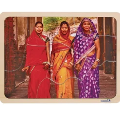 Excellerations® Photographic Multi-Cultural World Puzzles - Set of 9