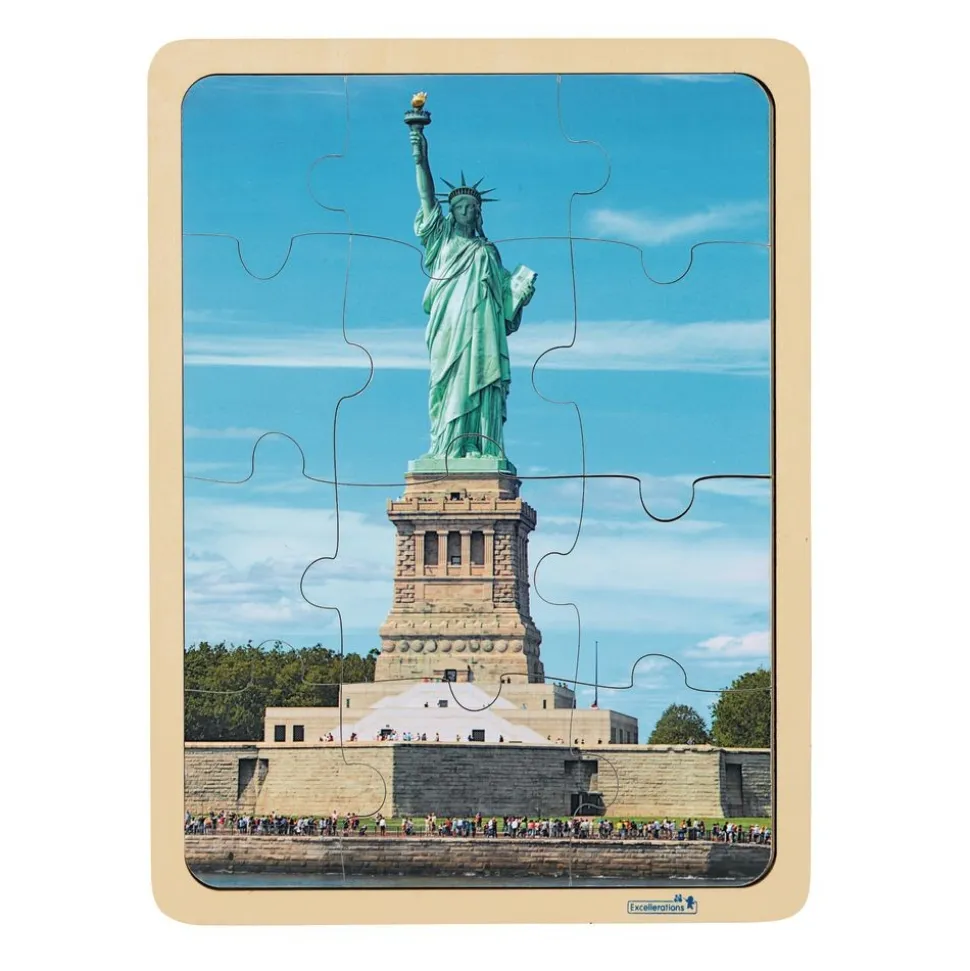 Excellerations® Photo-Real World Heritage Sites Puzzles and Posters - Set of 9 Each
