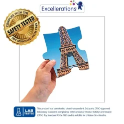 Excellerations® Photo-Real World Heritage Sites Puzzles and Posters - Set of 9 Each