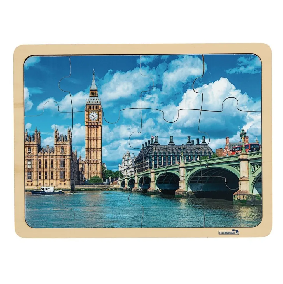 Excellerations® Photo-Real World Heritage Sites Puzzles and Posters - Set of 9 Each