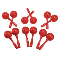 Excellerations® Plastic Maracas - Set of 6