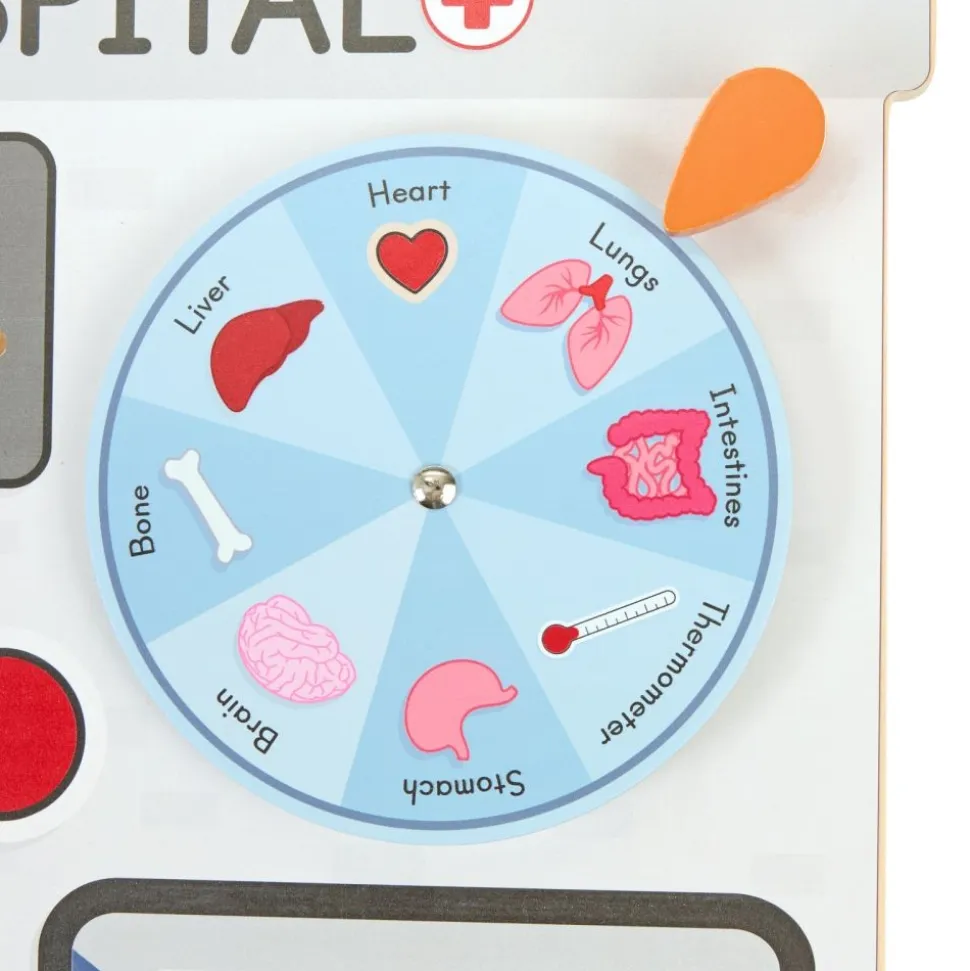 Excellerations® PlayGenius™ Community Helpers Wall Panel Hospital