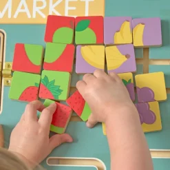 Excellerations® PlayGenius™ Community Helpers Wall Panel Market