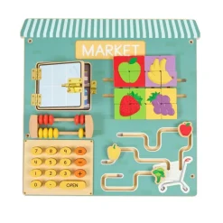 Excellerations® PlayGenius™ Community Helpers Wall Panel Market