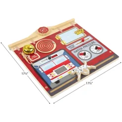 Excellerations® PlayGenius™ Community Helpers Wall Panel Fire