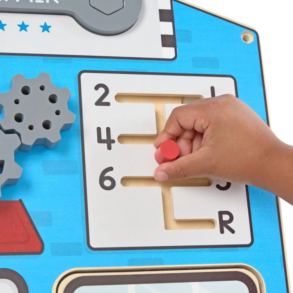 Excellerations® PlayGenius™ Community Helpers Wall Panel Garage