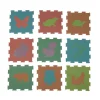 Excellerations® Play Mat Set: Woodland Animals & Transportation - Set of 18